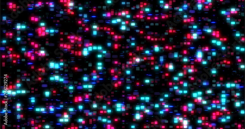 Wallpaper Mural Vertical moving little flickering dots data flow matrix bg. Curvy disco screen cool looking glowing squares and circles coding structure big data information vertical screen motion loop. Futuristic bg Torontodigital.ca