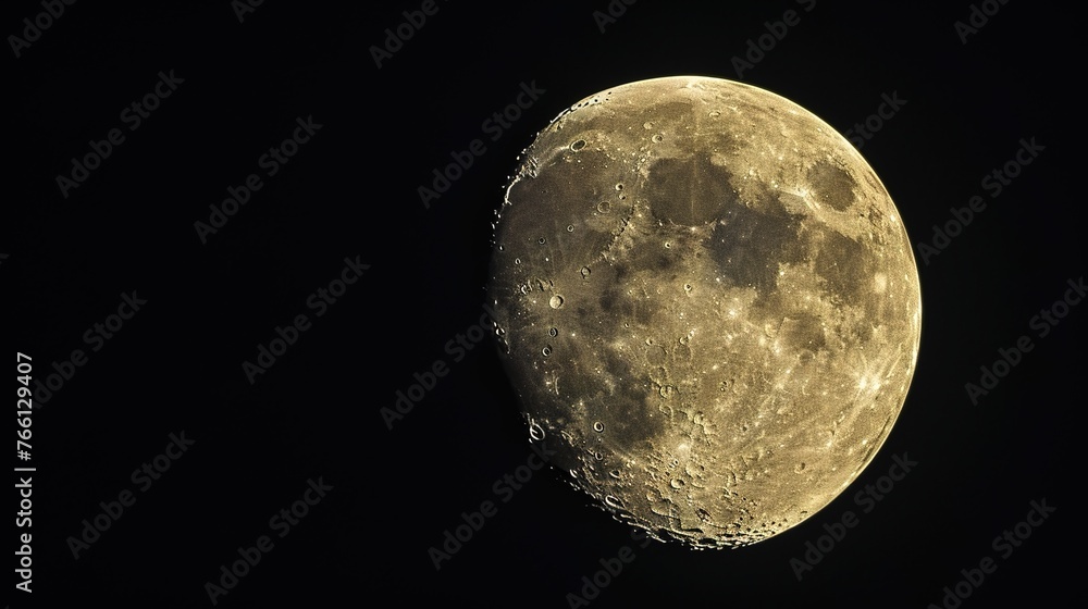 Fototapeta premium a large moon in the sky