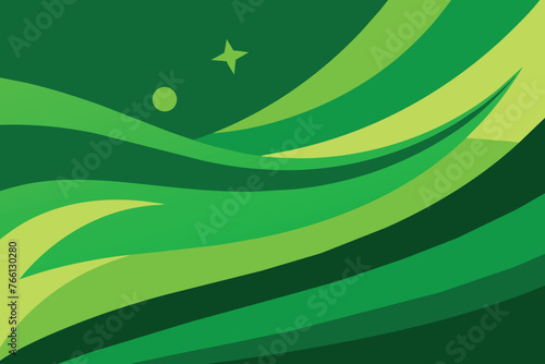 Green Abstract Dynamic Background