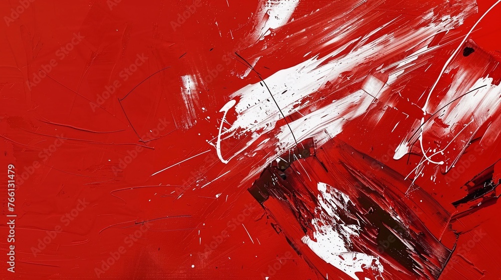 Red Abstract Art, generative AI Red Abstract Art, generative AI