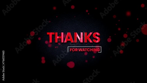 Thanks for watching, like comment, and share. The Glitter Flying to Bubble particle video with text animation of red & white color gradient and a transparent background.