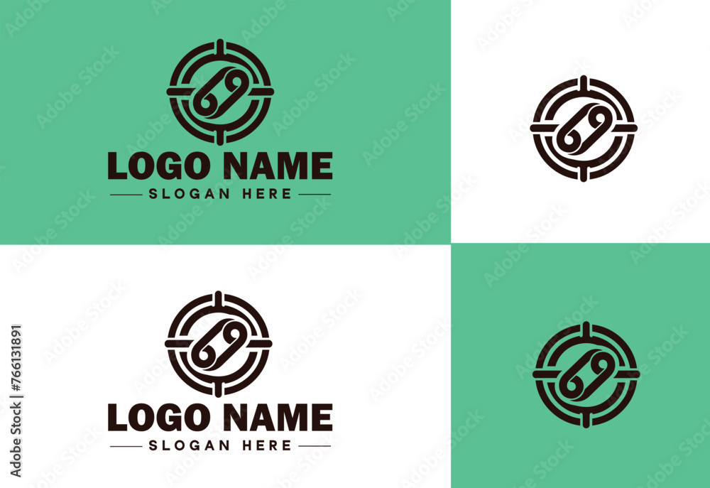 Chain icon logo vector art graphics for business brand app icon Chain logo template Chain icon logo vector art graphics for business brand app icon Chain logo template