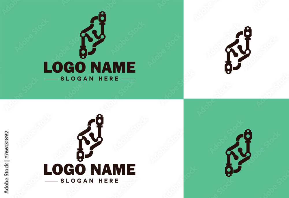 Chain icon logo vector art graphics for business brand app icon Chain logo template Chain icon logo vector art graphics for business brand app icon Chain logo template