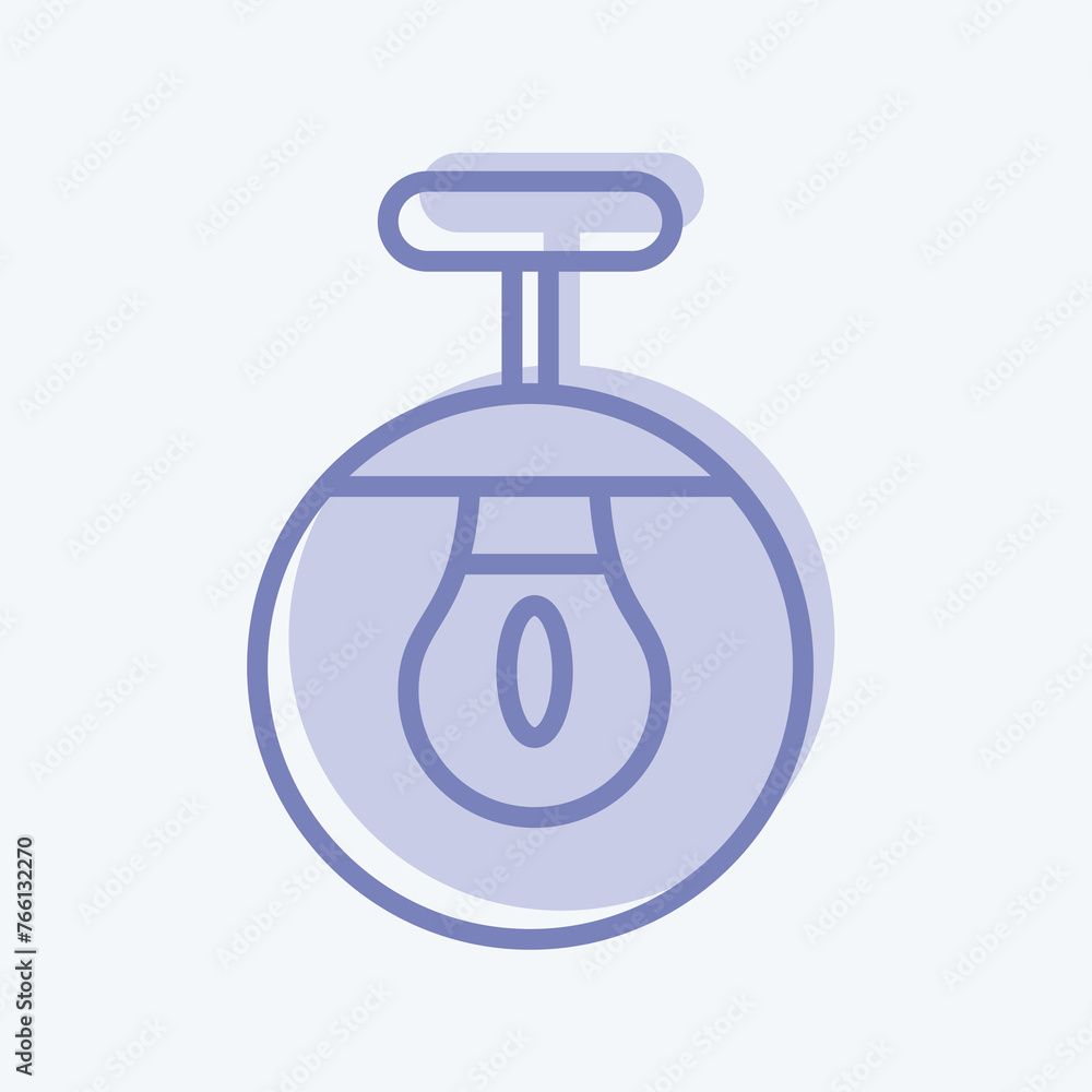 Obraz premium Icon Pendant Lights. suitable for House symbol. two tone style. simple design editable. design template vector. simple illustration