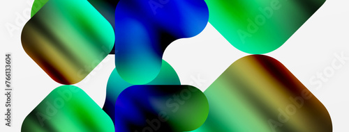 Metal colorful plates background. Vector Illustration For Wallpaper, Banner, Background, Card, Book Illustration, landing page