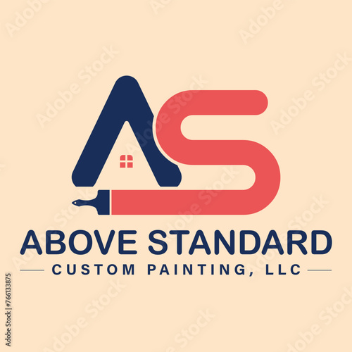 Above Standard Custom Painting, LLC LOGO DESIGN