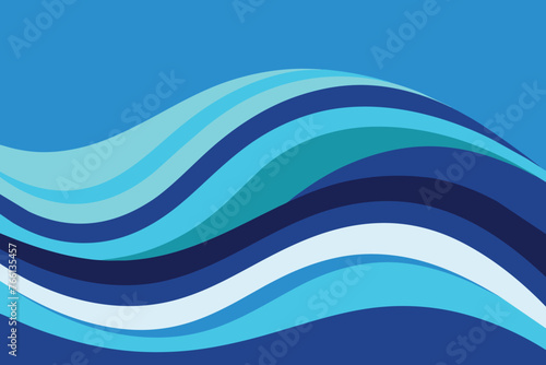 Modern Abstract Wave Background