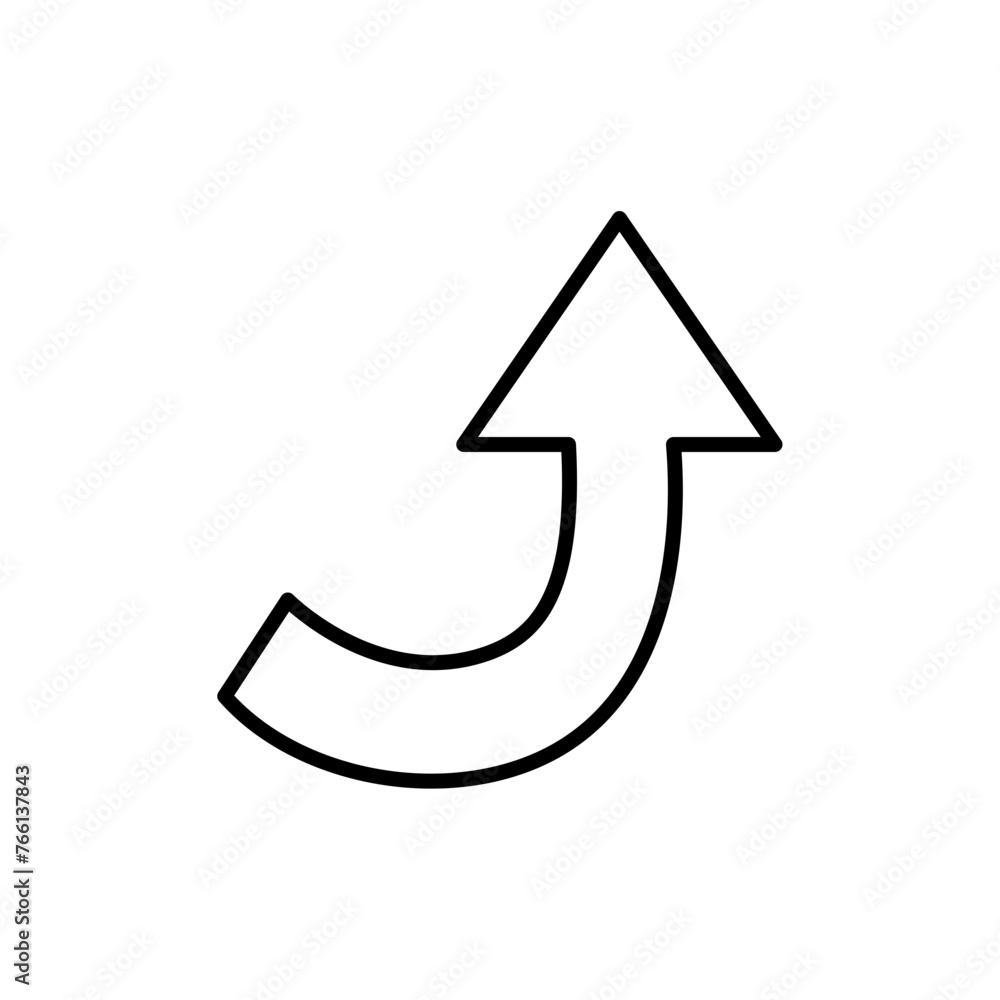 Up arrow outline icons, minimalist vector illustration ,simple transparent graphic element .Isolated on white background Up arrow outline icons, minimalist vector illustration ,simple transparent graphic element .Isolated on white background
