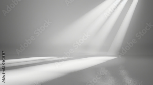 Wallpaper Mural empty room , shadows light white background. Torontodigital.ca