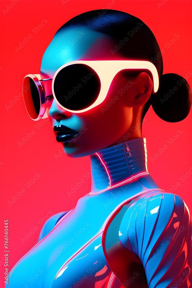 Glowing Light Neon: A Geometric-style Hologram by a Talented Fantasy Illustrator Glowing Light Neon: A Geometric-style Hologram by a Talented Fantasy Illustrator