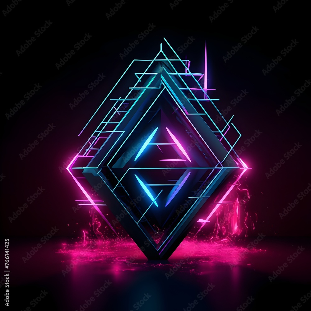 Glowing Light Neon: A Geometric-style Rooted in Holograms Glowing Light Neon: A Geometric-style Rooted in Holograms