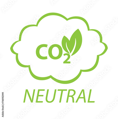 Carbon dioxide co 2. Vector illustration,co 2 emissions vector Co 2 neutral concept. Save the world, environmental and ecology concept vector illustration.