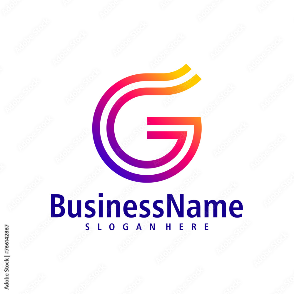 Letter G logo design vector. Creative Initial G logo concepts template Letter G logo design vector. Creative Initial G logo concepts template