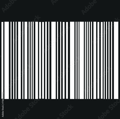 Barcode on white background. Vector illustration © pinar