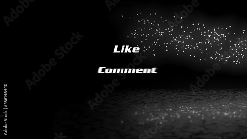 Thanks for watching. like comment share. The Glitter Flying to triangle particle video with text animation of white color and a transparent background.