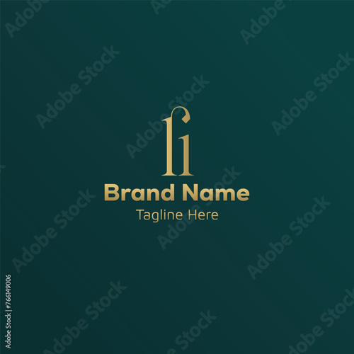 Initial based creative li logo