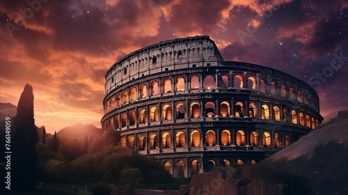 Roman Empire's Cosmic Expansion