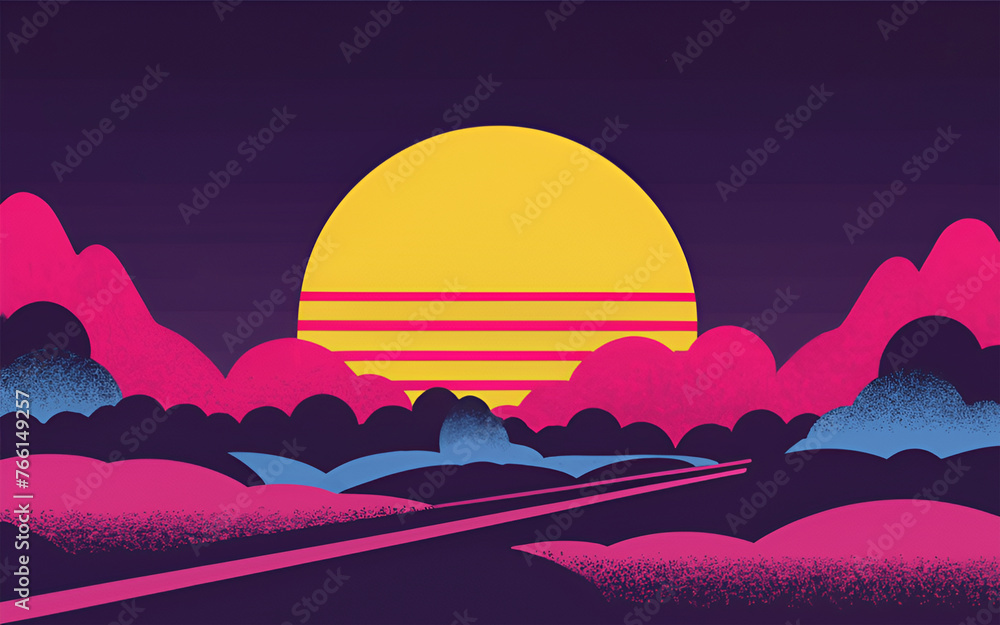 Fototapeta premium Grainy gradient background