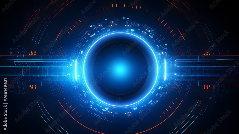 Abstract technology background circles digital hi-tech technology design background. concept innovation. vector illustration Abstract technology background circles digital hi-tech technology design background. concept innovation. vector illustration