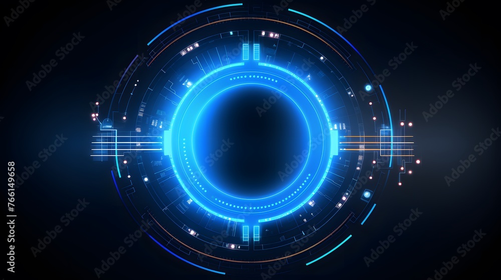 Abstract technology background circles digital hi-tech technology design background. concept innovation. vector illustration Abstract technology background circles digital hi-tech technology design background. concept innovation. vector illustration
