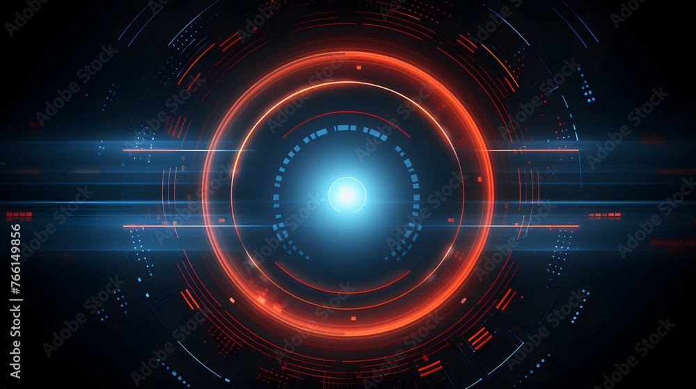 Abstract technology background circles digital hi-tech technology design background. concept innovation. vector illustration Abstract technology background circles digital hi-tech technology design background. concept innovation. vector illustration