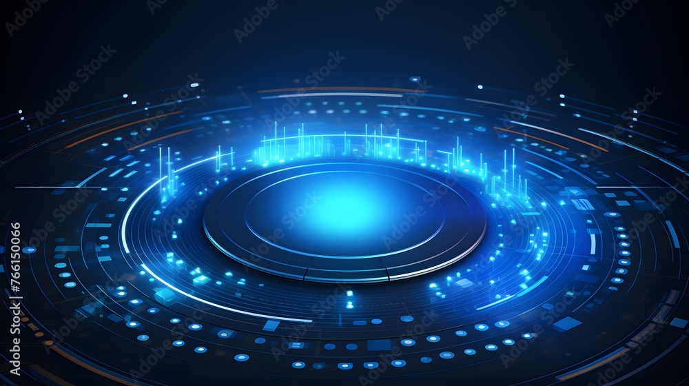 Abstract technology background circles digital hi-tech technology design background. concept innovation. vector illustration Abstract technology background circles digital hi-tech technology design background. concept innovation. vector illustration