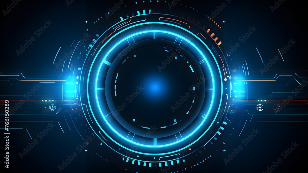 Abstract technology background circles digital hi-tech technology design background. concept innovation. vector illustration Abstract technology background circles digital hi-tech technology design background. concept innovation. vector illustration