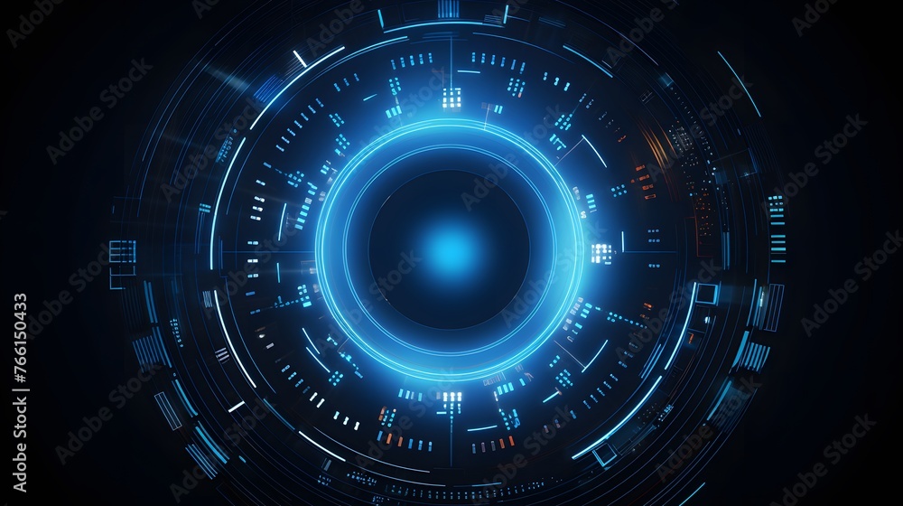 Abstract technology background circles digital hi-tech technology design background. concept innovation. vector illustration Abstract technology background circles digital hi-tech technology design background. concept innovation. vector illustration
