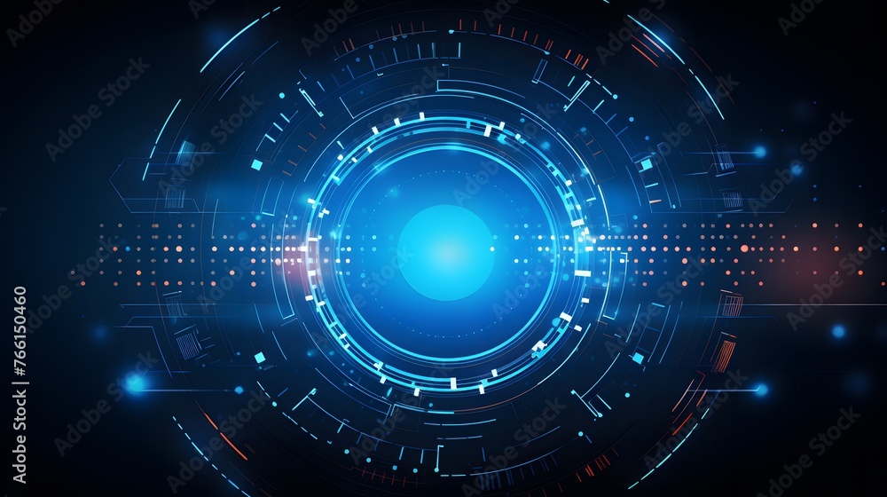 Abstract technology background circles digital hi-tech technology design background. concept innovation. vector illustration Abstract technology background circles digital hi-tech technology design background. concept innovation. vector illustration