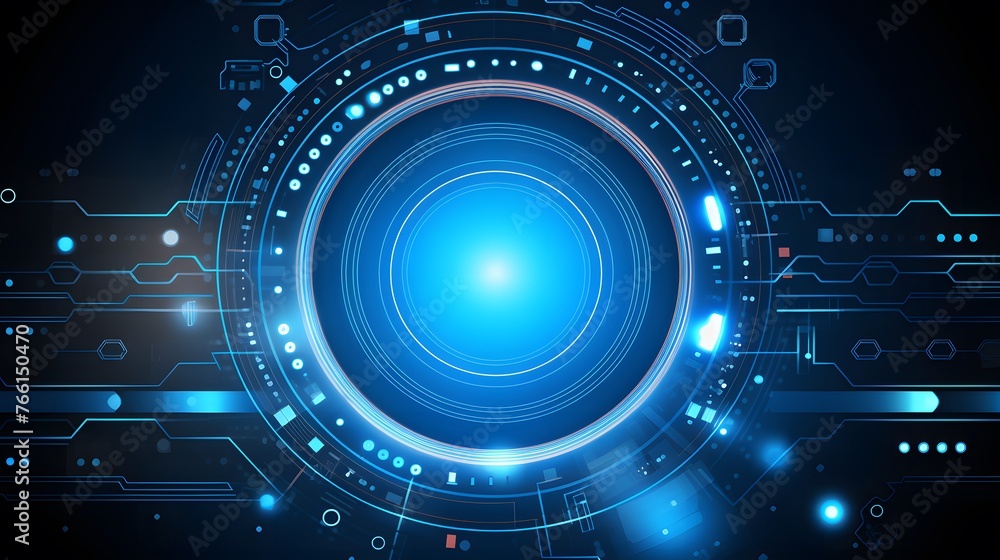 Abstract technology background circles digital hi-tech technology design background. concept innovation. vector illustration Abstract technology background circles digital hi-tech technology design background. concept innovation. vector illustration