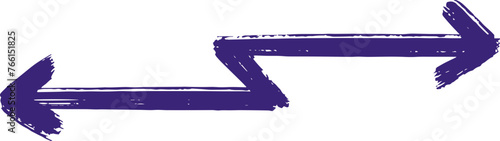 Hand-Drawn Bidirectional Arrow
