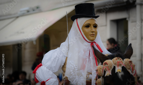 Su componidori leaders of the Sartiglia traditional horse race in the city of Oristano. photo