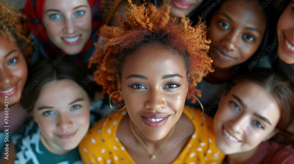 Diverse Group of Women Smiling Together - Unity in Diversity Diverse Group of Women Smiling Together - Unity in Diversity
