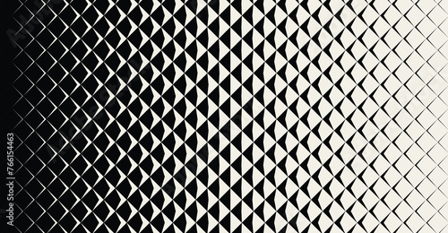 Seamless pattern of scales. The illusion of the diamond gradient. Rhombus.