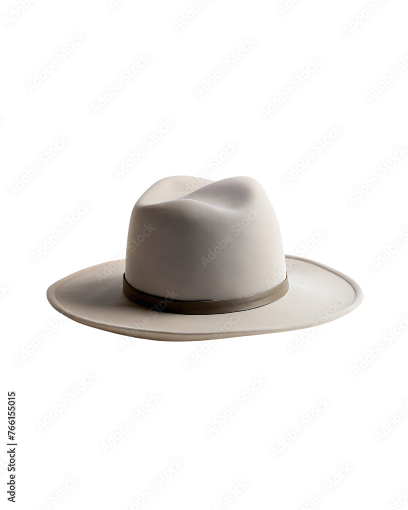 3d beige hat isolated on transparent background 3d beige hat isolated on transparent background