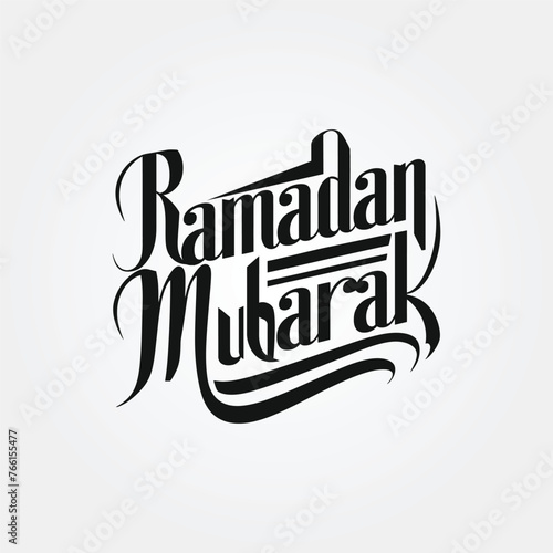 ramadan kareem vector graphics tshirt logo design social media post