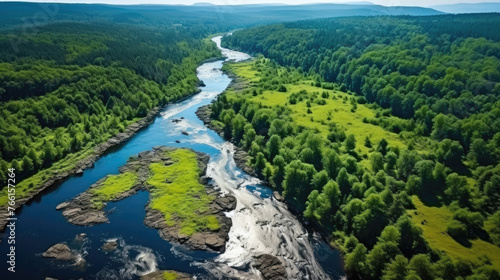 Top View of Amazon Rainforest  Brazil