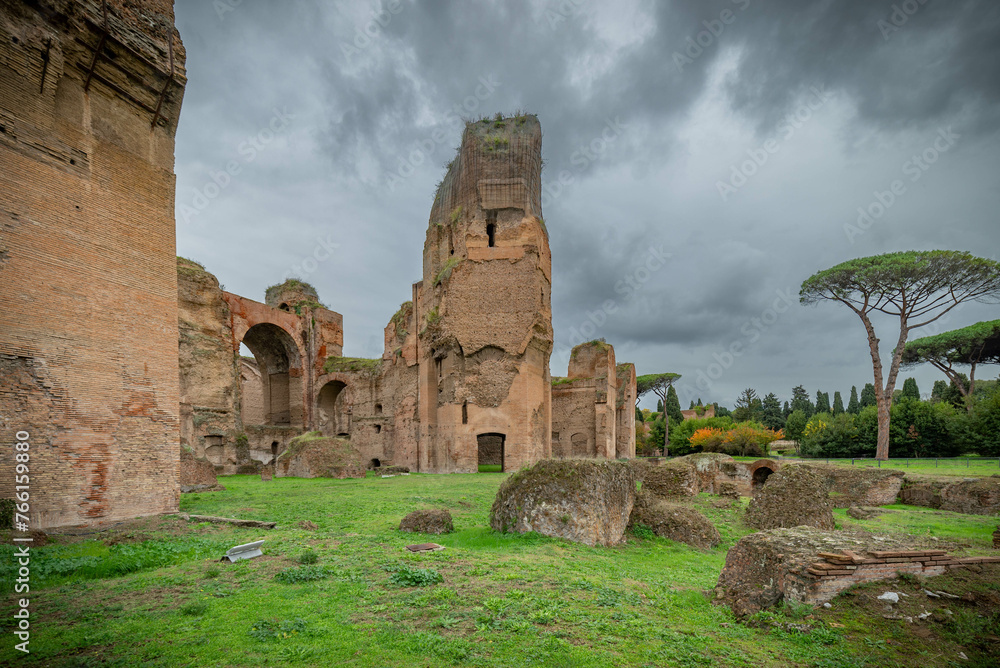 Vista a la antigua ciudad de Italia Roma. antiguo. Ciudad europea de Roma en Italia cuna de la civilización