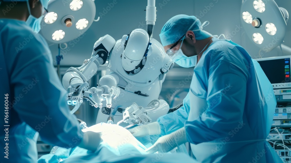 Group of doctors performing surgery in hospital Group of doctors performing surgery in hospital