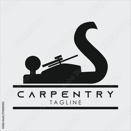 carpentry logo vector illustration design