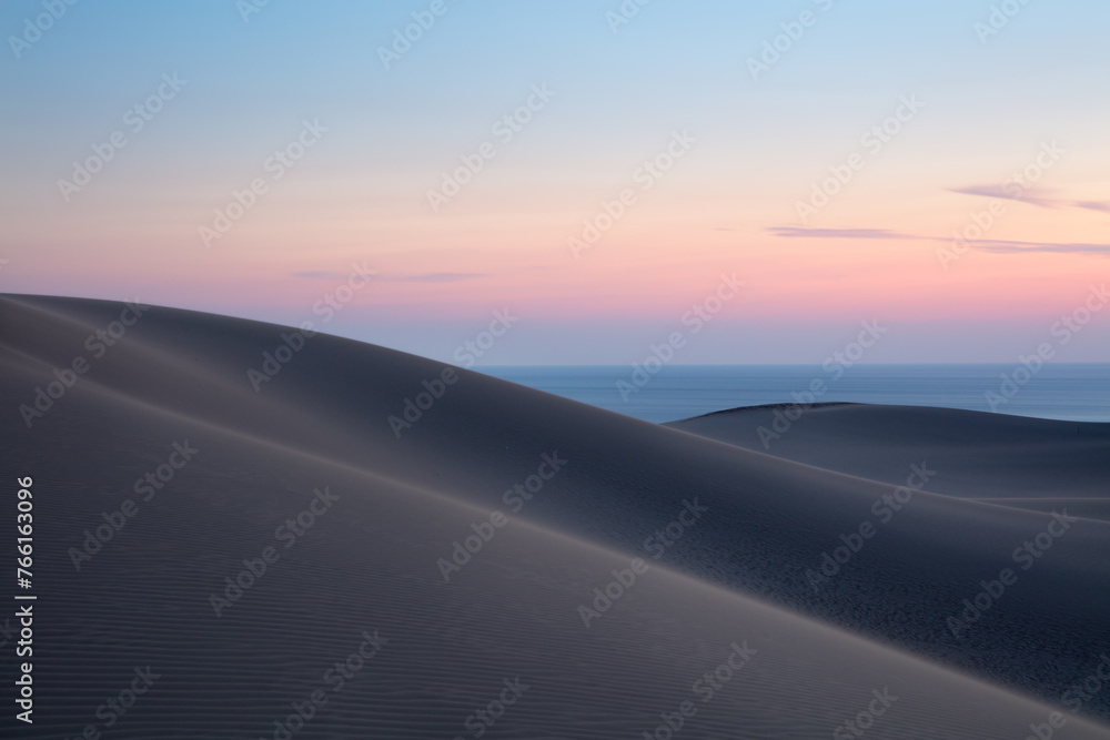 砂丘の朝