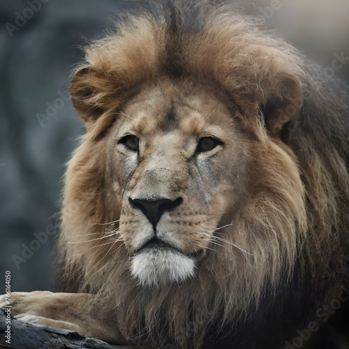 Majestic Lion Portrait - Wildlife, Nature, Africa, Safari, Animal Kingdom