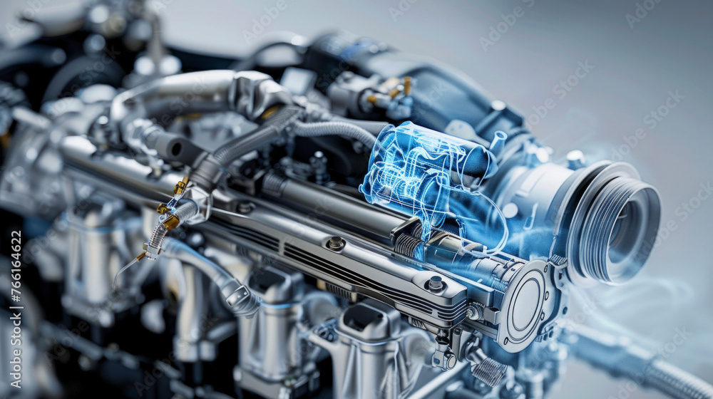 A precision-engineered fuel injection system, with high-flow injectors and advanced engine management, delivering power and efficiency A precision-engineered fuel injection system, with high-flow injectors and advanced engine management, delivering power and efficiency