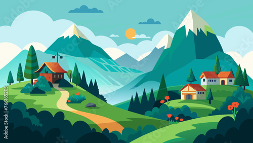 Crafting an Enchanting Hill Station Scene Your Guide to Captivating Landscapes