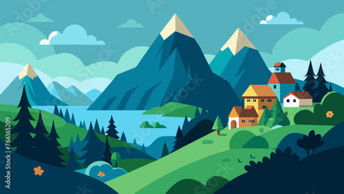 Crafting an Enchanting Hill Station Scene Your Guide to Captivating Landscapes