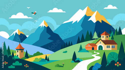 Crafting an Enchanting Hill Station Scene Your Guide to Captivating Landscapes