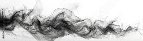 Fine Art  Hand-Drawn Sketch Enigmatic Virtual Brushstrokes ,