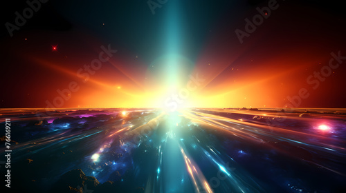 Abstract glowing gradient design background