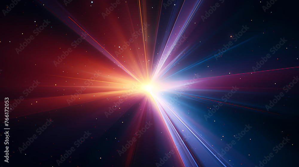 Naklejka premium Abstract background with colorful glow