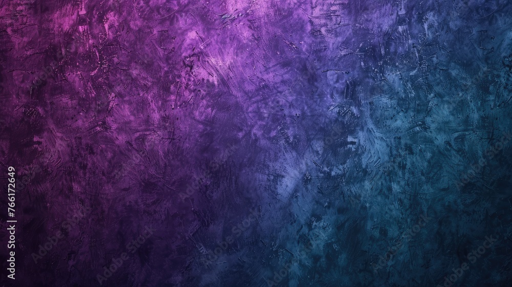 Naklejka premium Dark Blue Purple Gradient Web Banner with Textured Grain Effect